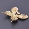 6pcs Gold Plated Butterfly Charms For Jewelry Making Bulk Stainless Steel Pendants Animal Dragonfly Cattle Peacock DIY Connector