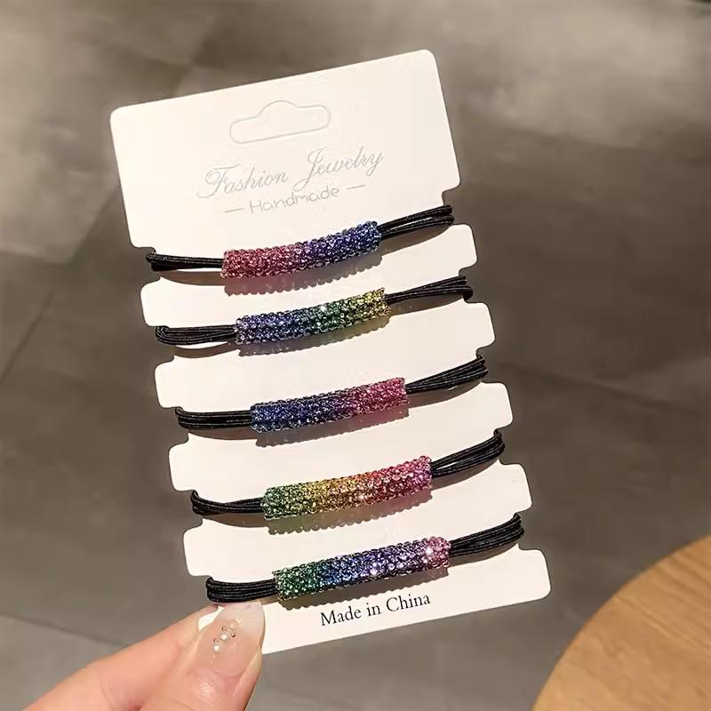 

Високоеластична діамантова гумка для волосся «хвіст» - Елегантний дизайн 2023