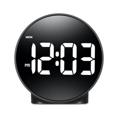 [VALENTINO RUDY] VALENTINO RUDY Silent LED Digital Alarm Table Clock Black