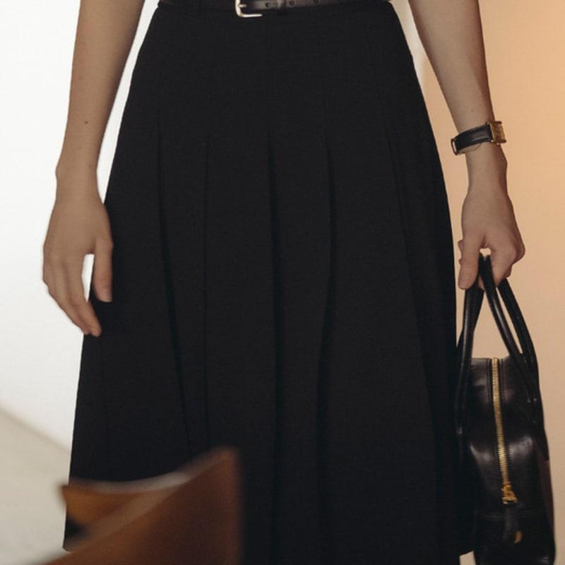 

TILLIDIE 18мм классический однотонный ремень из итальянской кожи_2 цвета BLACK_ONE