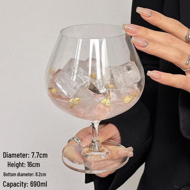 ZISIZ Ручная работа Большой бокал для яблочного бренди