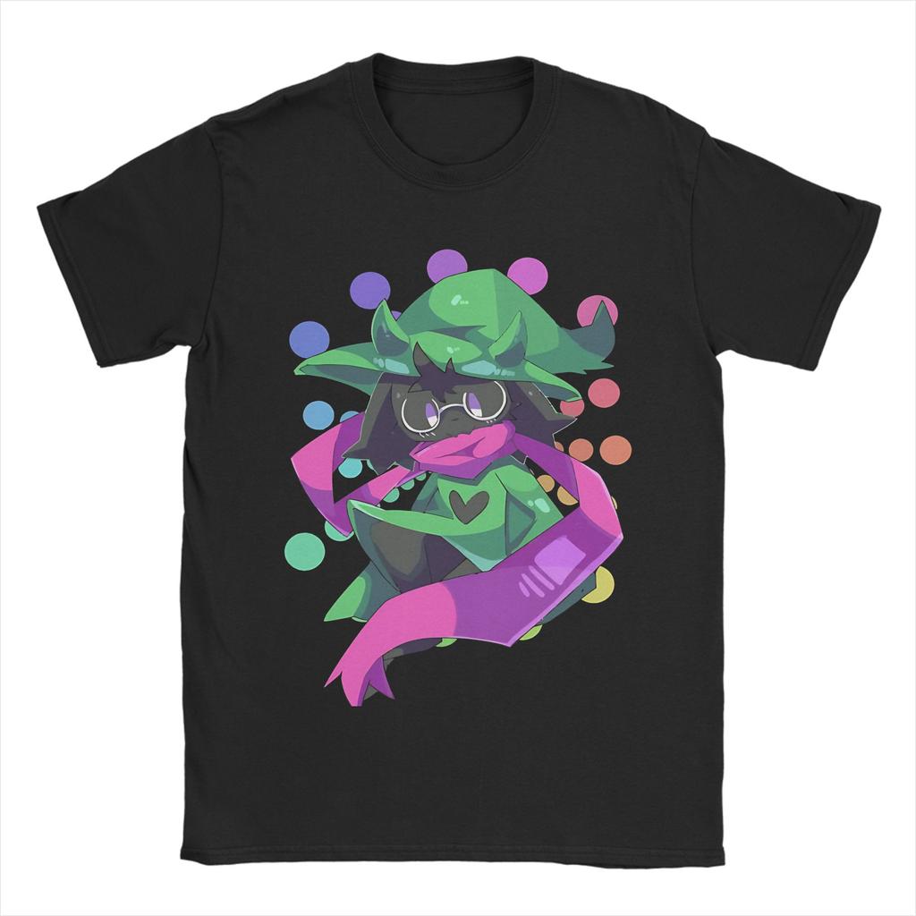 Deltarunes 100 Cotton T Shirt For Unisex Summer Ralsei Aesthetic T Shirts Oneck Popular Tee Shirt Oversized Design Tops