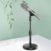 Sturdy Mini Desk Microphone Stand Universal Foldable Microphone Clip  Photographic Equipment