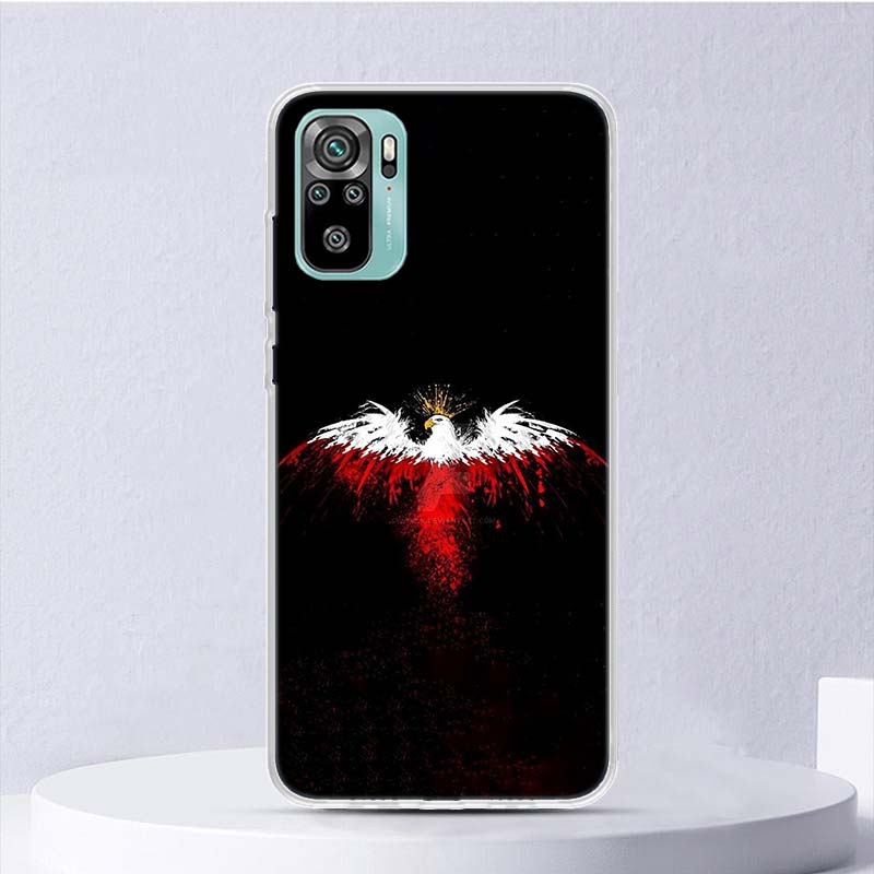 Poland Flag Soft Case For Xiaomi Redmi Note 14 14S 13 12S 11S 10S 12 11 10 Phone Cover 11T 11E Pro Plus 9 9S Shell Coque