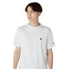 [C3fit] T-Shirt Short Sleeve 100% Cotton USA Logo Embroidery Basic C3-P300Z-010-L White