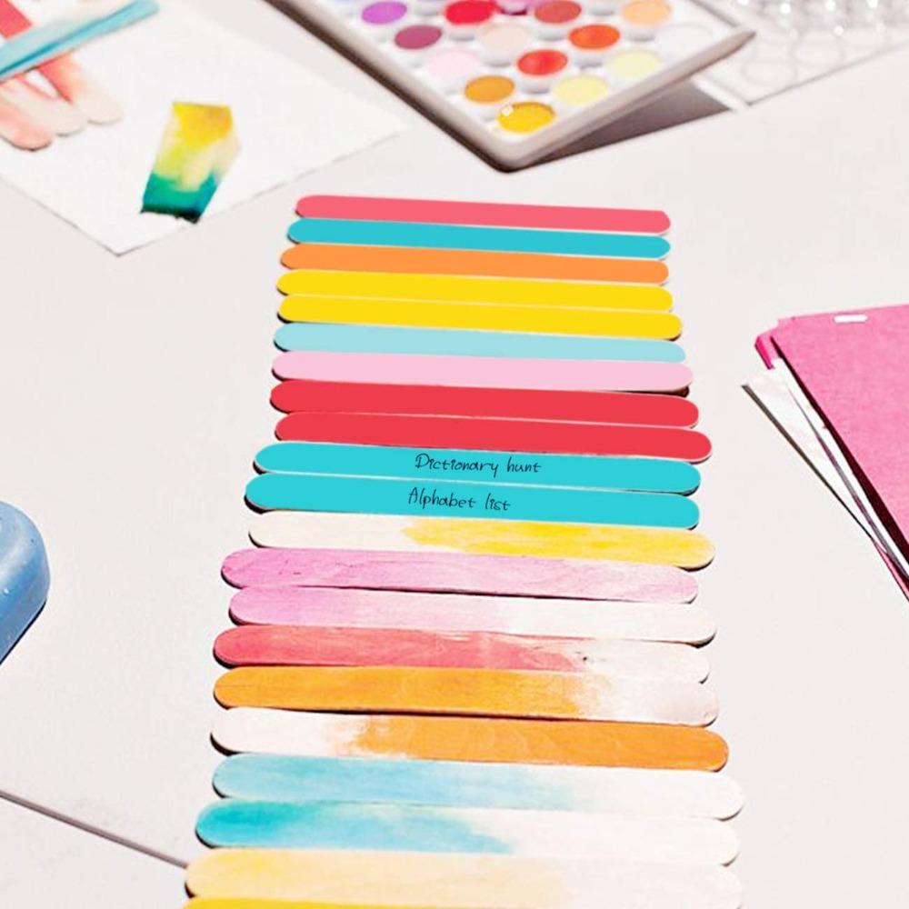 Lollipop Mold Accessories Wooden Popsicle Sticks DIY Wooden Sticks Ice Cream Sticks DIY Hand Crafts