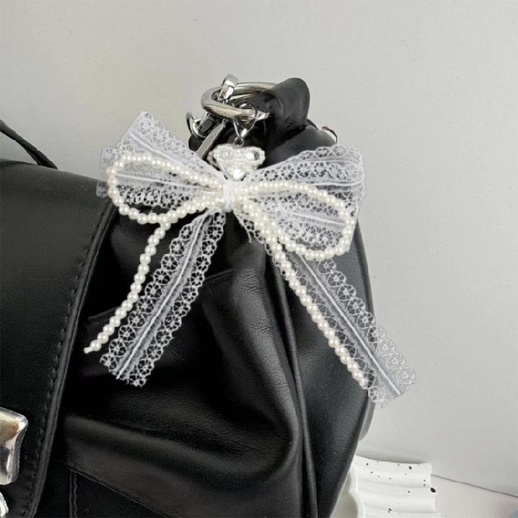 Lace Bowknot Shoe Jewelry for Sneakers Shoelaces Charm Detachable Shoe Clip with Faux Pearls Footwear Accessories