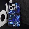 D-Detroit Become Human Phone Case For iPhone 17,16,15,14,13,12,11,Pro,XS,Max,Plus,Mini,SE4,E Black Matte Shockproof Cover