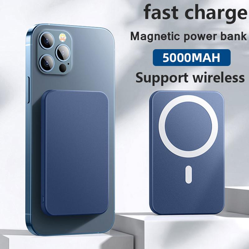 Meiyulin 15 W schnelles kabelloses Ladegerät, magnetische Power Bank, 10000 mAh, tragbarer universeller externer Ersatzakku für iPhone 14 Samsung