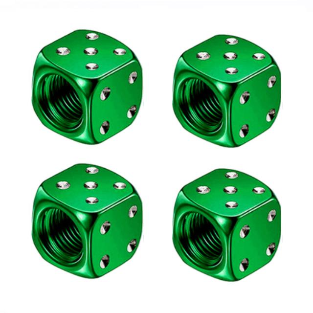 4 Stück Aluminium-Ventilkappen für Autoreifen, Sechskant-Legierung, luftdichte Abdeckung, wasserdicht, staubdicht, für Autos, Motorräder, LKWs, Fahrräder