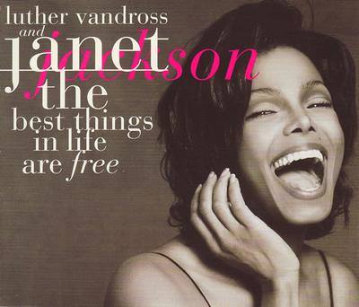 CD LUTHER VANDROSS  JANET JACKSON  Best Things In Life Are Free 5813092 AM 1995 UK Dance  Electronica Used