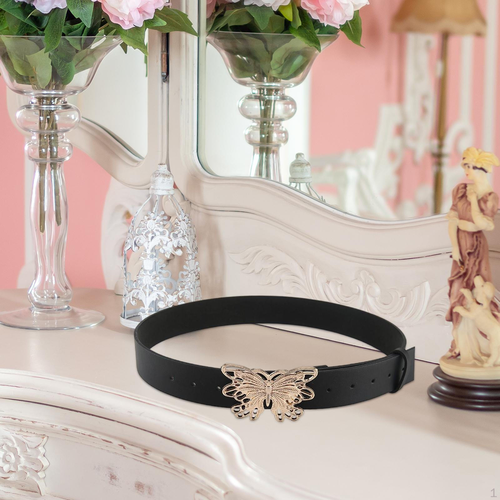 Elegant Faux Leather Waist Belt for Women - Stylish Accessory Any Occasion Aureate
