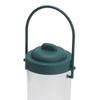 2 Set Bird Tube Feeder Plastic Transparent Hanging Finch Feeder Garden Decoration with 2 Vents 2 Ports