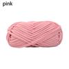 Home DIY crochet thread of Cotton Wool Hand Woven Basket Thick Knitted Blanket