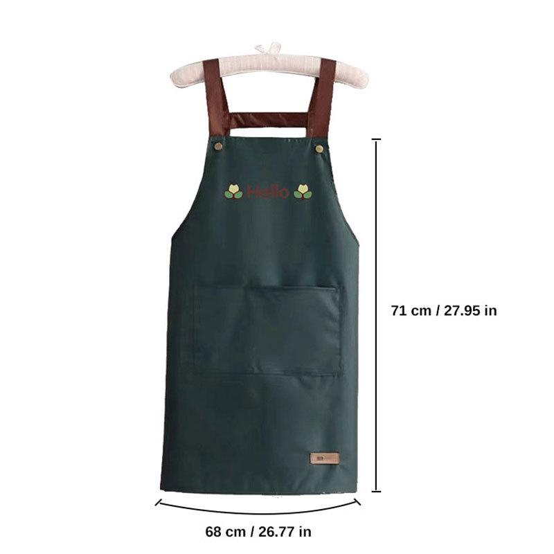 High-Density Waterproof & Oil-Proof Summer Kitchen Apron