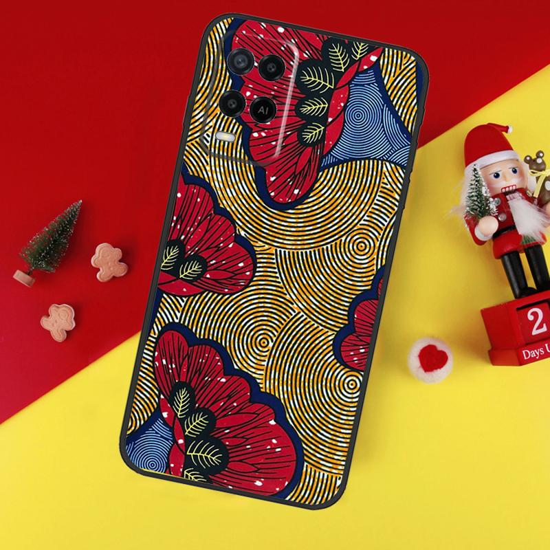 African Wax Print Design Case For Oppo A5 A6 Pro A15 A57 A17 A54 A74 A94 A76 A16 A96 A40 A60 A80 A18 A38 A58 A78 A98