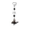 Adorable Multicolor 3D Butterfly Acrylic Bow Keychain Charm