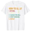 I Like Beer and Golf and Maybe 3 People Vintage T Shirts Summer Graphic  Streetwear Short Sleeve Birthday Gifts T-shirt