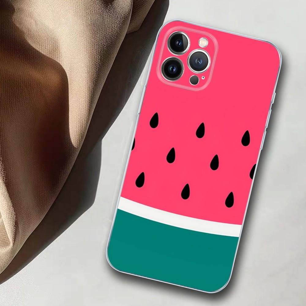 Watermelon Pattern Phone Case For iPhone 14 11 12 13 Mini Pro XS Max Cover 6 7 8 Plus X XR SE 2020 Funda Shell