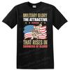 Military Glory Soldier American Flag T Shirt Military Pride Tee