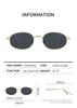 Small Frame Retro Oval Sunglasses Fashionable Men's and Women's Street Photography Sunglasses Trendy Round Frame Sunglasses