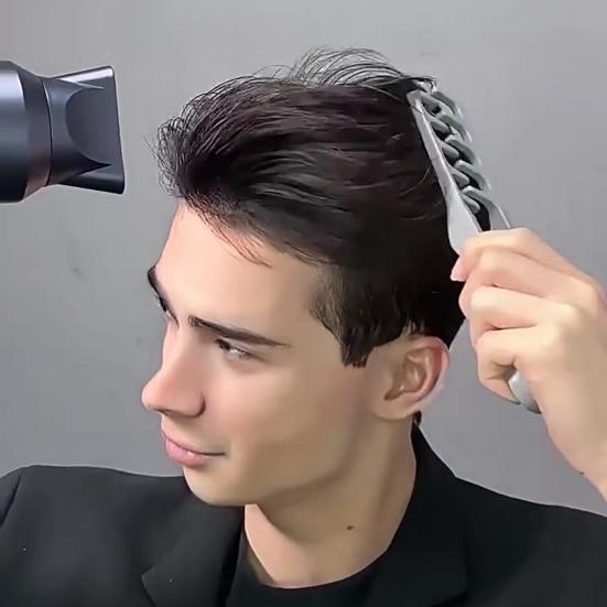 Volumgivende teksturkam bredtannet hårstylingkam røft løft volumverktøy kvinner menn pannelugg skillepleie tilbehør