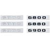 YTW1  3D Letter Car Sticker Modified Tail Trunk Emblem Badge for Mercedes Benz G Class G55 G63 G65 G200 G230 G300 G350 G400 G500 G550