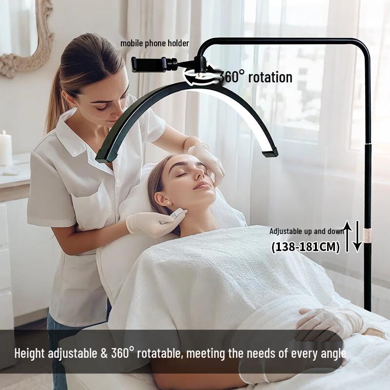 Oeny Half-Moon LED Beauty & Tattoo Lamp