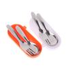 Stainless Steel Spoon Fork Set Short Handle Children'S Tableware Household Baby Food Spoon Soup Spoon