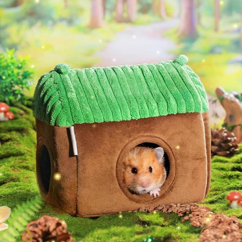 Hammock Warm Bed Small Animal Tube Cage House Small Animal Tube Cage House Hamster Warm Bed Guinea Tunnel House Double Sided