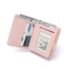 Women's Short Wallet with Simple and Versatile Hardware Buckle Niche Short Wallet