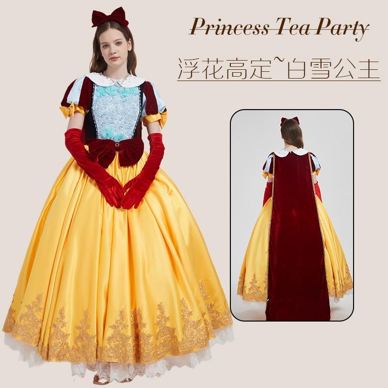 Snow White Ariel Anna Cinderella Bell Elsa Dress Adult Performance Costume