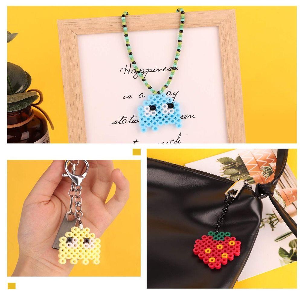 4Pcs Square Fuse Beads Pegboards High Temperature Resistance 2.6mm Hama Beads template  For Kids