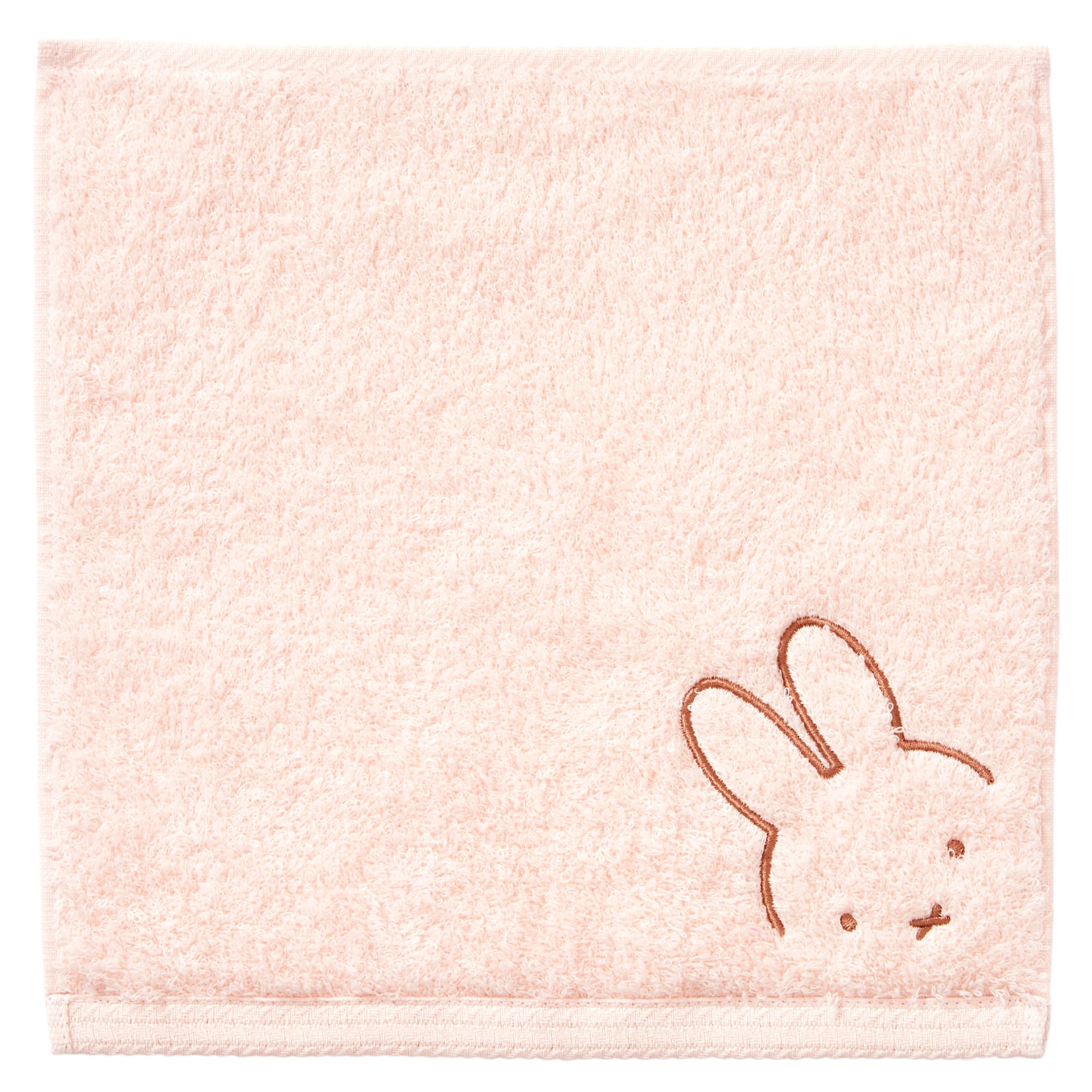 

nishikawa Miffy Mini Towel Hand Towel Made of fluffy yarn for a soft and light texture Made in Japan Made in Imabari Pink TT44850623 [Nishikawa]