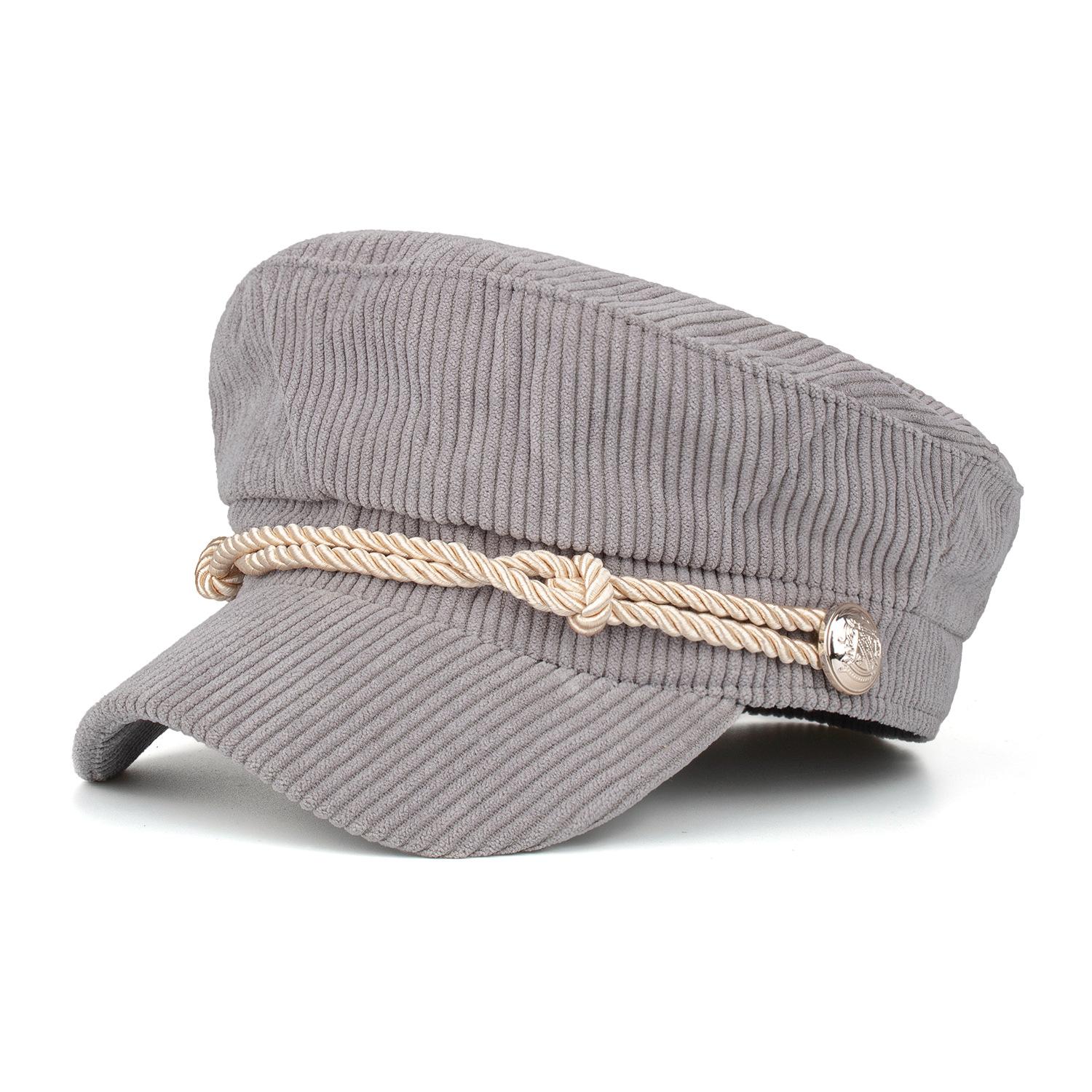 

Шляпная промышленность осень и зима новый вельветовый берет R one size fits all