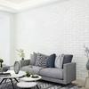 Retro 3D Cultural Brick Wallpaper Simulation White Brick Pattern Brick Restaurant Barber Shop Clothing Store Background Wallpape