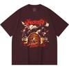 230 Gsm %100 Pamuk Heavy Metal Tişört Rock Grubu Popüler Müzik Baskılı Unisex Ağır Pamuk Tişört