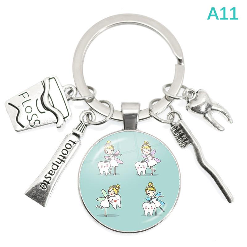 

Креативний милий мультяшний візерунок із зубами, медаль для стоматолога, брелок, підвіска для стоматолога 5.5cm