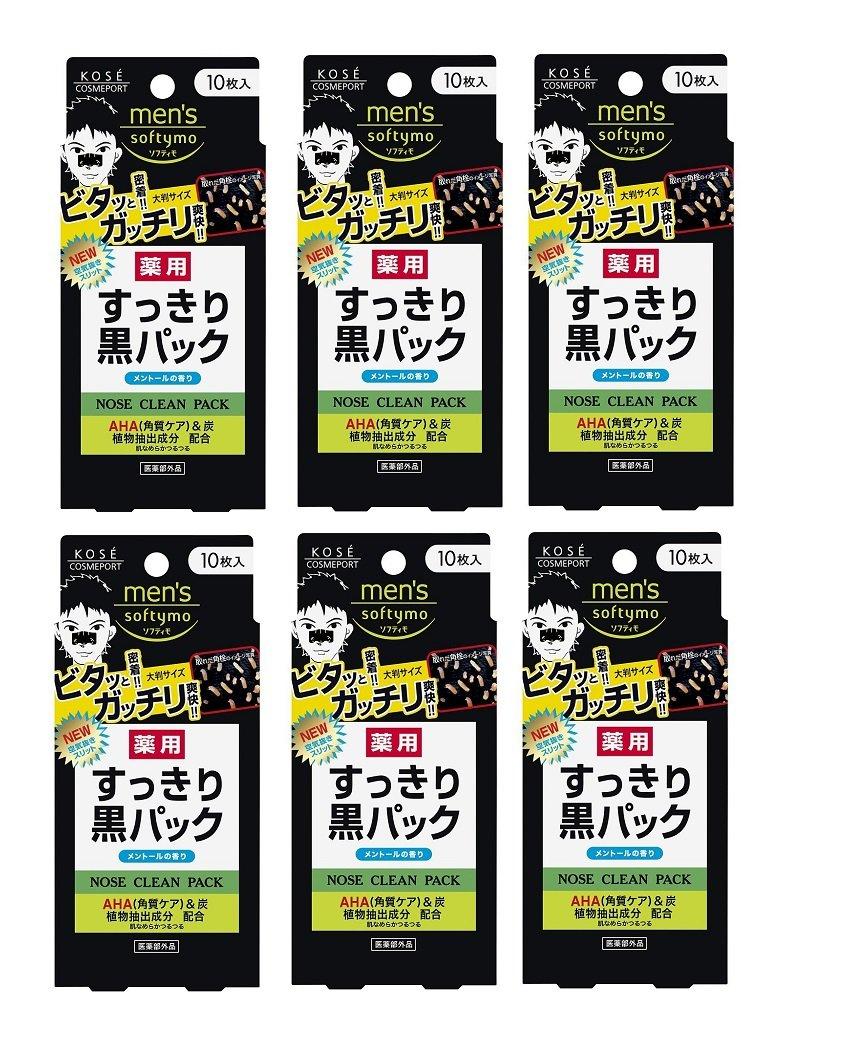 

KOSE Softymo Medicated Black Упаковка 10 шт. x 6 шт. [Оптовая закупка] Для мужчин (квазилекарство)