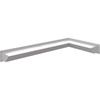 Fireplace Grille KRATKI LUFT White 9x80x40 Right Ventilation Set of 2 Pcs