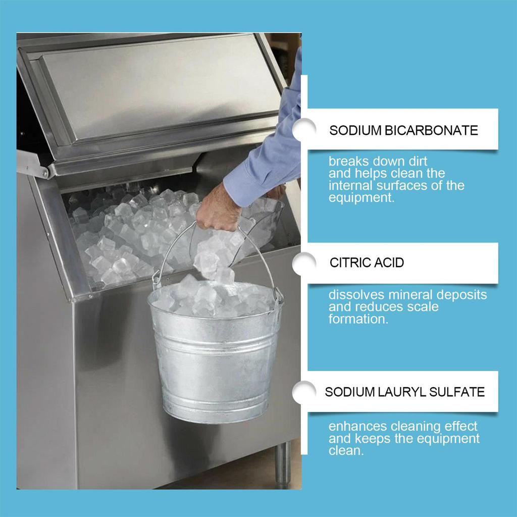 12pcs Ice Machine Cleaning Tablets For Descaling Deodorizing Prolonging Ice Maker Lifespan Kitchen Stain Removal Products