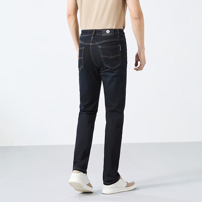 

Мужские джинсы прямого кроя из эластичной смесовой ткани лиоцелл 30