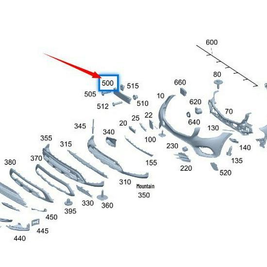 Mercedes-Benz X253 GLC Kennzeichen 2538803300