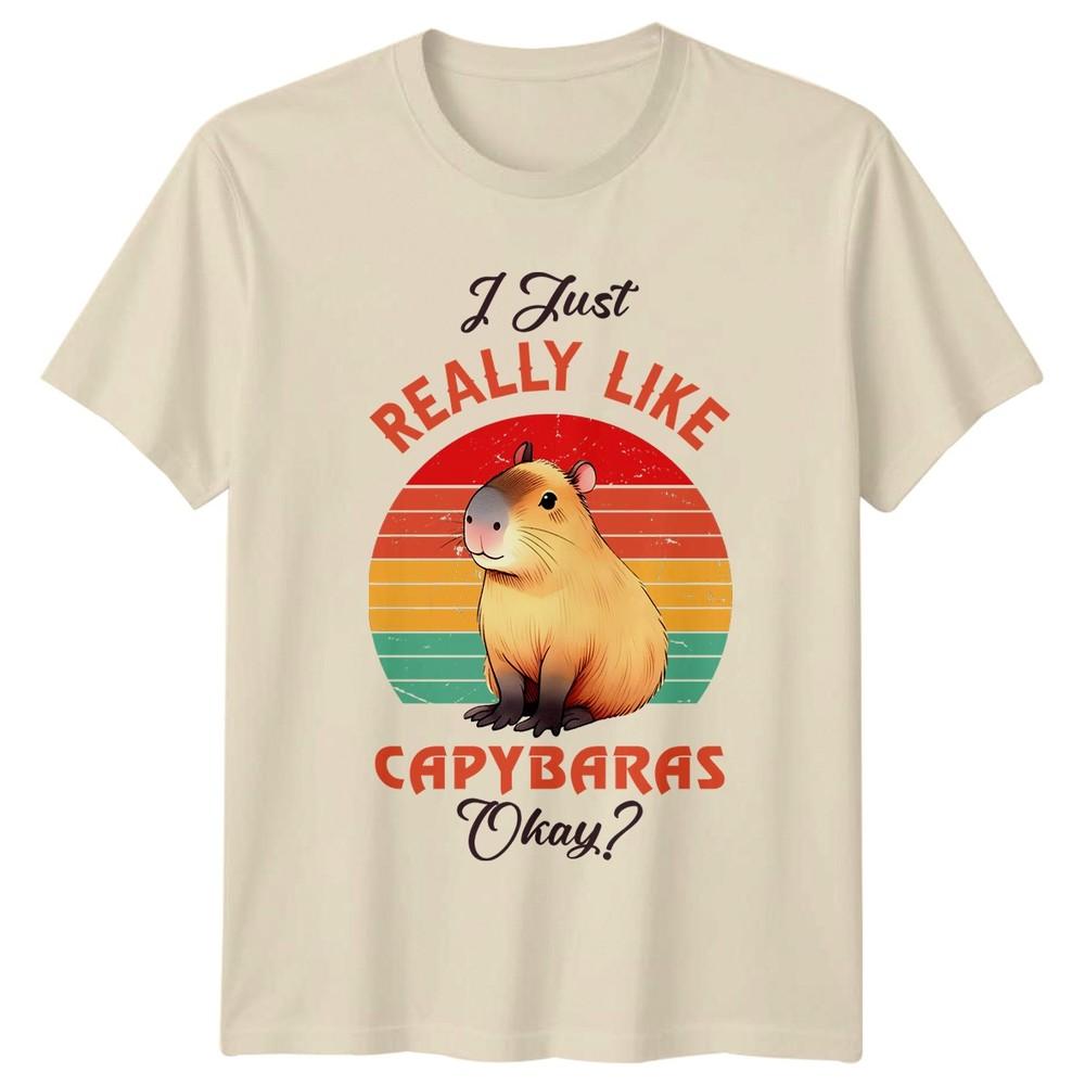 I Just Really Like Capybaras TShirt Capybara Animal Gift For Him And Her