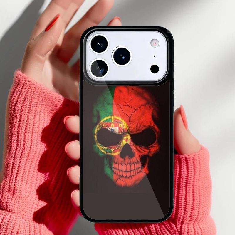 Portugal National Flag Phone Case for iPhone 17 Air 16e 15 14 13 Pro Max Back Cover for 12 11 Pro Coque
