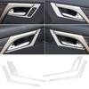 4P Matte Silver Inner Door Handle Lock Frame Trim For Lexus RX350 450h 2016-2019