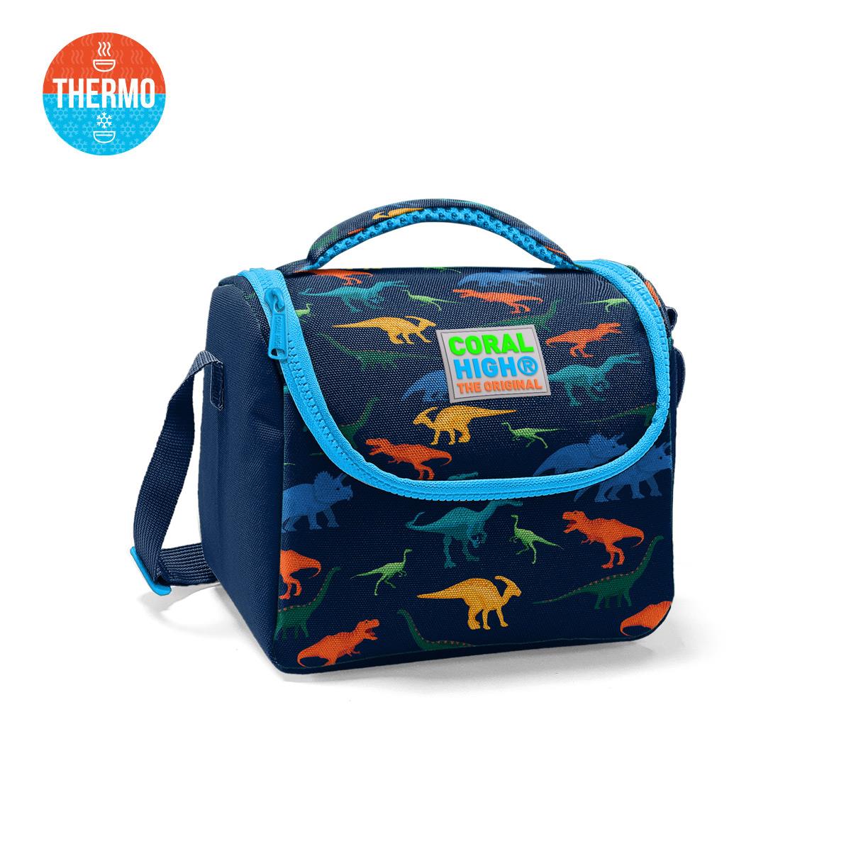 

Термобокс для завтрака Coral High Kids Темно-синий с рисунком динозавра 11814