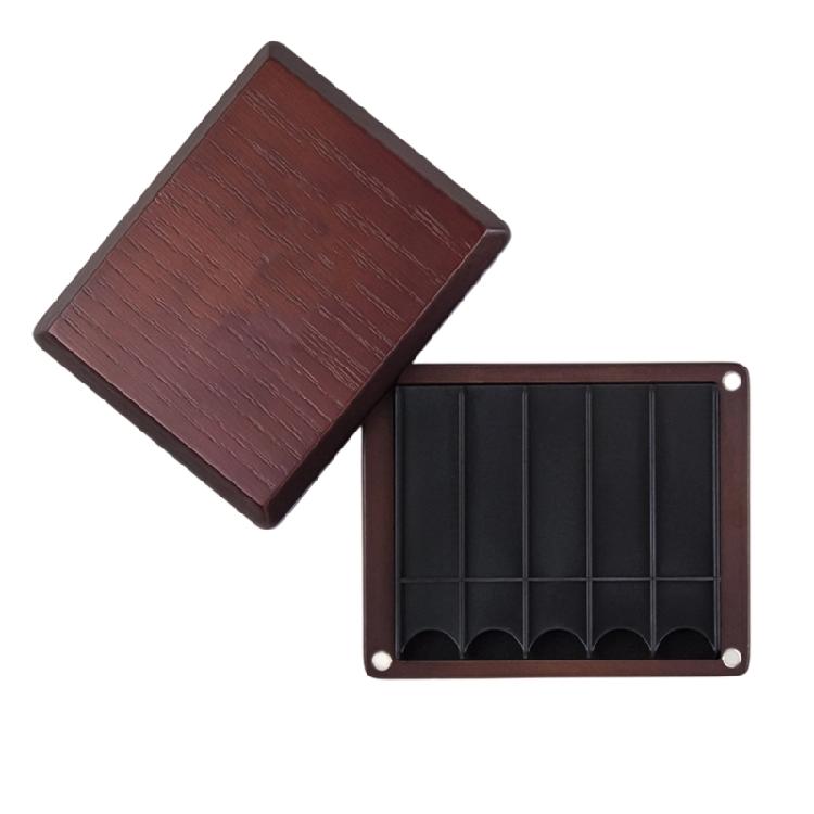 Traditional Oaken Stalk Container Secure ABS Compartment Accommodates 10 Rushes Dense Bronze Instrument Gear