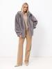 Women's Hooded Long Sleeve Zip Up Faux Fur Oversized Streetwear Winter Coat Jacket