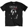 Men's Green Day Red Hot T-shirt Medium Black